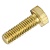 Болт шестигранный М4х50 DIN 933 латунь